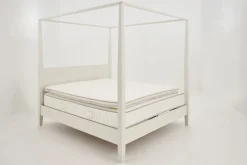 Lits|Lits<Flamant CAPE COD, lit à baldaquin, , 180 cm Blanc