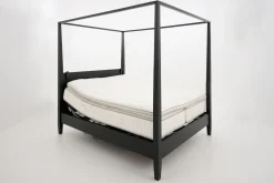 Lits|Lits<Flamant CAPE COD, lit à baldaquin, , 180 cm Noir