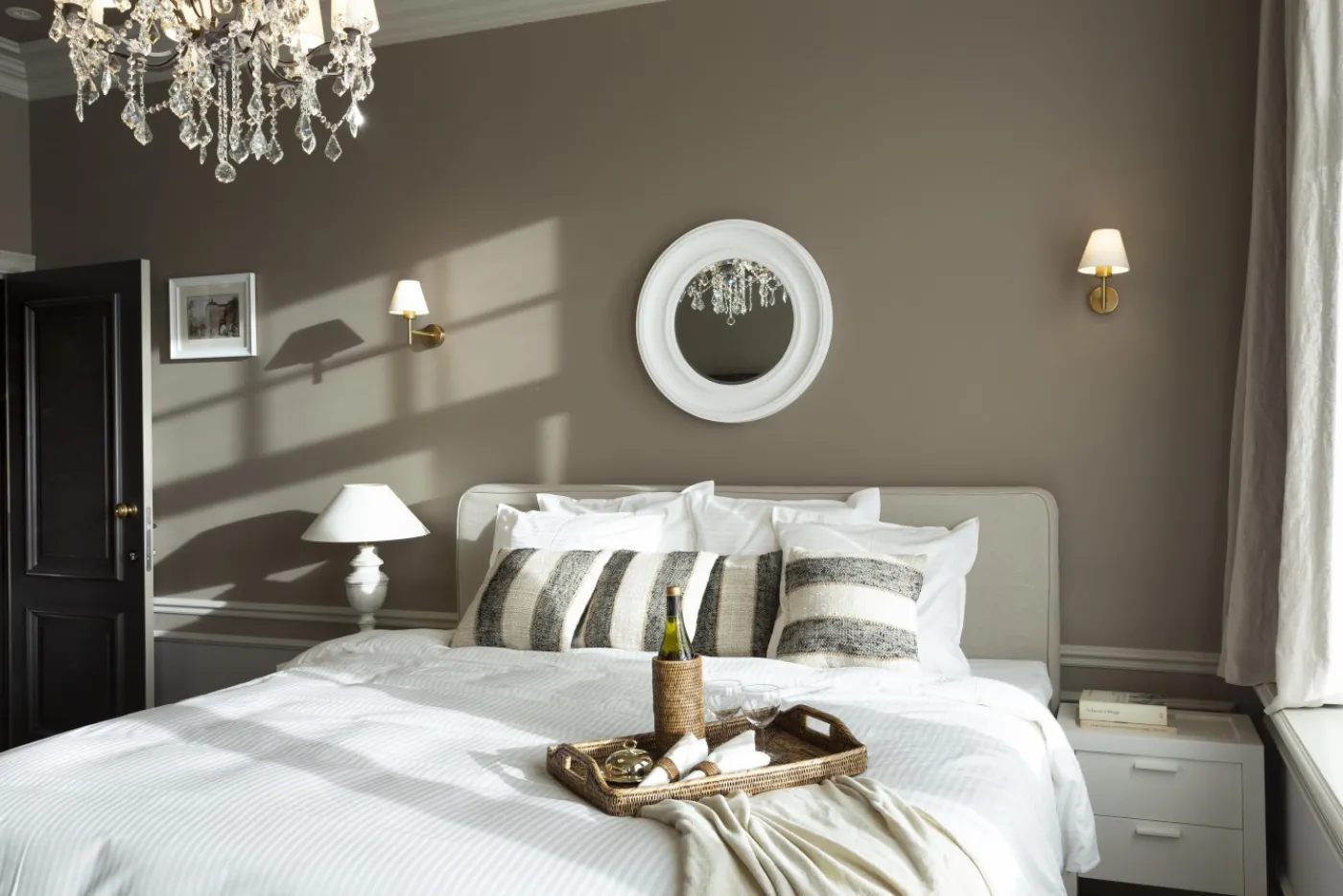Tables De Chevet|Armoires<Flamant CAPE COD, table de nuit, pin, Blanc