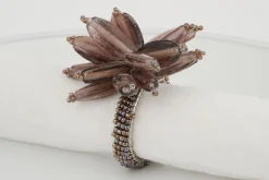 Décoration De Table|Accessoires<Flamant CARLEA, rond de serviette, perles Pourpre