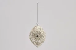 Boules De Noël|Boules De Noël<Flamant CAROLES, pendentif Noël, modèle 1 Argent