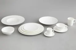 Assiettes, Plats Et Bols|Assiettes,Plats Et Bols<Flamant CATHY, assiette, porcelaine tendre, , 28cm Blanc