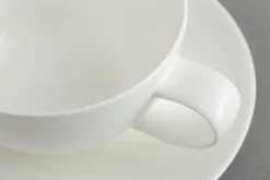 Assiettes, Plats Et Bols|Assiettes,Plats Et Bols<Flamant CATHY, tasse et soucoupe, porcelaine tendre, , 200ml Blanc