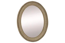 Miroirs|Décoration<Flamant CHANTY, miroir, oval, antiqué