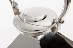 Lanternes|Décoration<Flamant CHARME, lanterne, acier et verre, M Argent