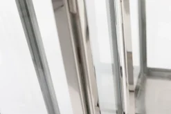 Lanternes|Décoration<Flamant CHARME, lanterne, acier et verre, L Argent
