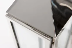 Lanternes|Décoration<Flamant CHARME, lanterne, acier et verre, L Argent