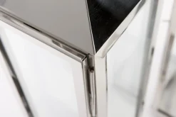 Lanternes|Décoration<Flamant CHARME, lanterne, acier et verre, XL Argent