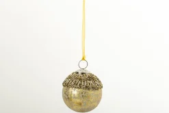 Boules De Noël|Boules De Noël<Flamant CHIKO, boule de Noël Or