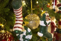 Boules De Noël|Boules De Noël<Flamant CHIKO, boule de Noël Or