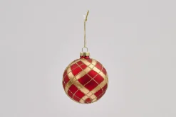 Boules De Noël|Boules De Noël<Flamant CHRISTA, boule de Noël Rouge
