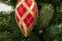 Boules De Noël|Boules De Noël<Flamant CHRISTA, pendentif Noël Rouge