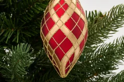 Boules De Noël|Boules De Noël<Flamant CHRISTA, pendentif Noël Rouge