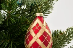 Boules De Noël|Boules De Noël<Flamant CHRISTA, pendentif Noël Rouge