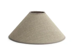 Abat-Jour|Luminaire<Flamant CIRCUM, abat-jour, naturel et argent, conique, 30 cm Blanccassé