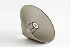 Abat-Jour|Luminaire<Flamant CIRCUM, abat-jour, naturel et argent, conique, 30 cm Blanccassé
