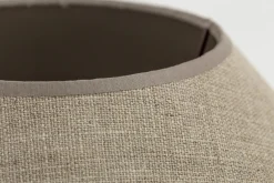 Abat-Jour|Luminaire<Flamant CIRCUM, abat-jour, naturel et argent, conique, 45 cm Blanccassé