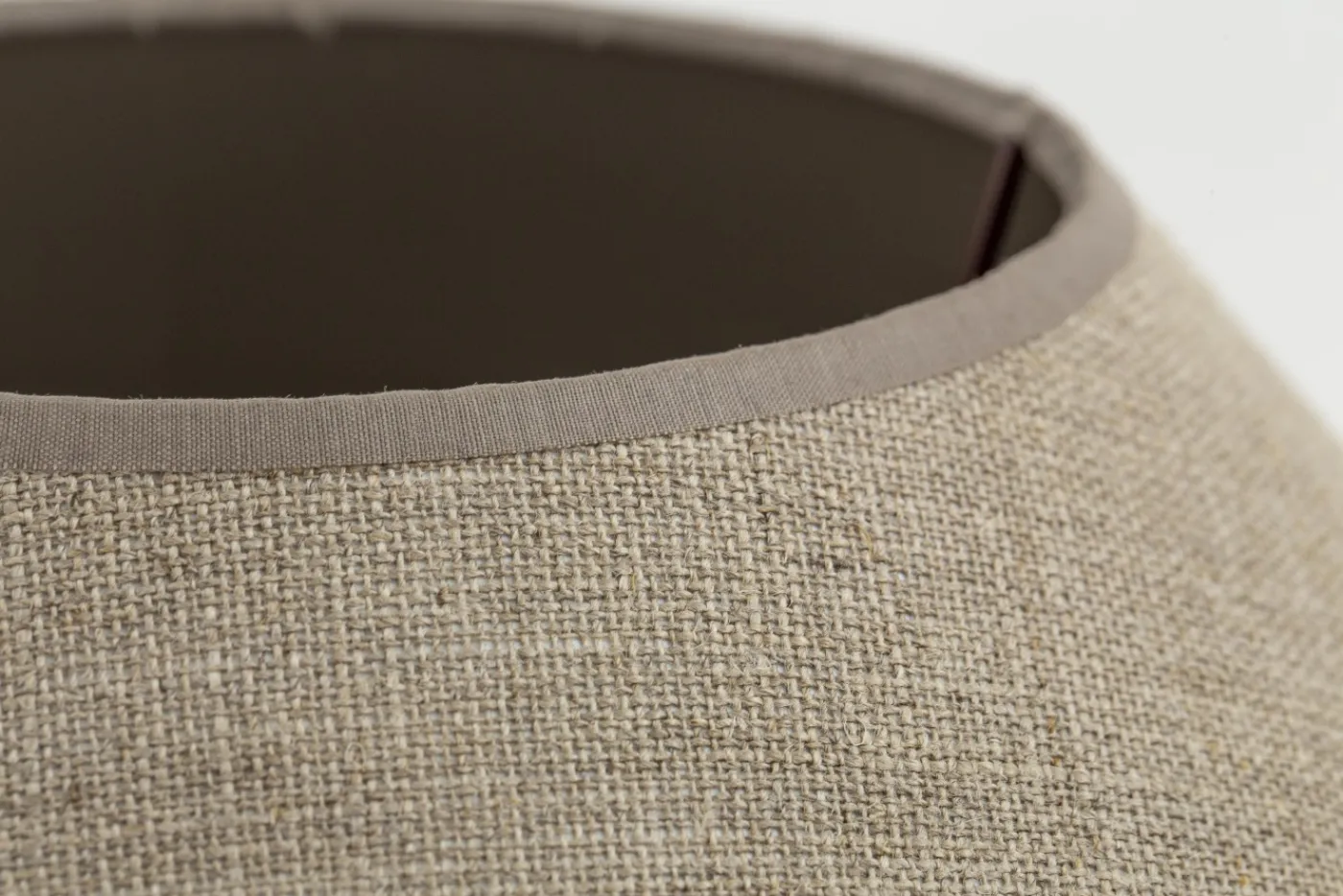 Abat-Jour|Luminaire<Flamant CIRCUM, abat-jour, naturel et argent, conique, 45 cm Blanccassé
