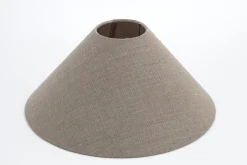 Abat-Jour|Luminaire<Flamant CIRCUM, abat-jour, naturel et gris, conique, 30 cm Blanccassé