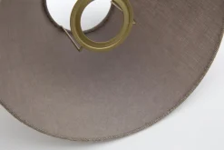 Abat-Jour|Luminaire<Flamant CIRCUM, abat-jour, naturel et gris, conique, 30 cm Blanccassé