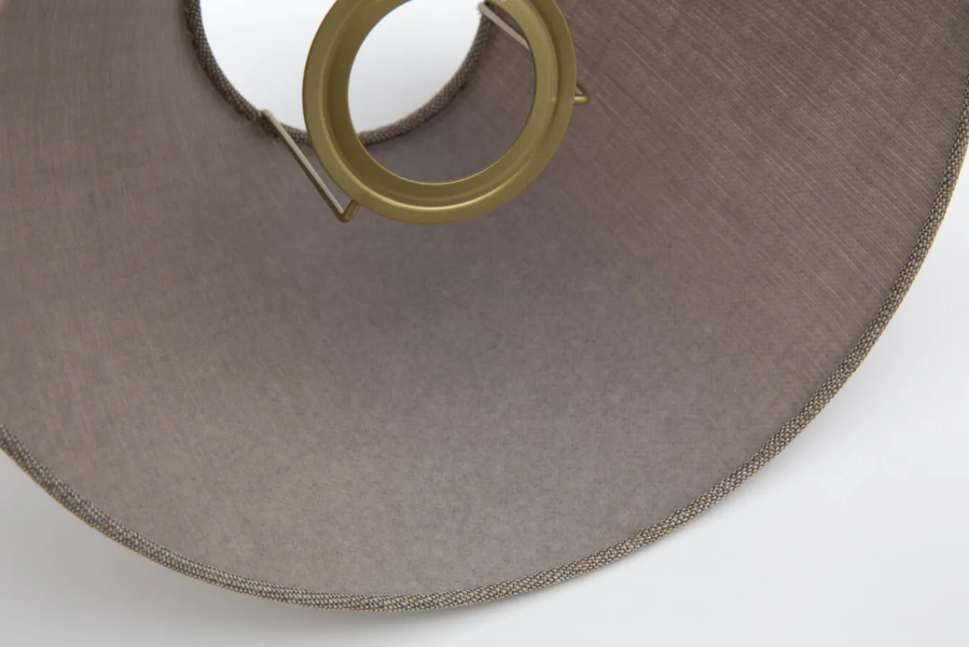 Abat-Jour|Luminaire<Flamant CIRCUM, abat-jour, naturel et gris, conique, 30 cm Blanccassé