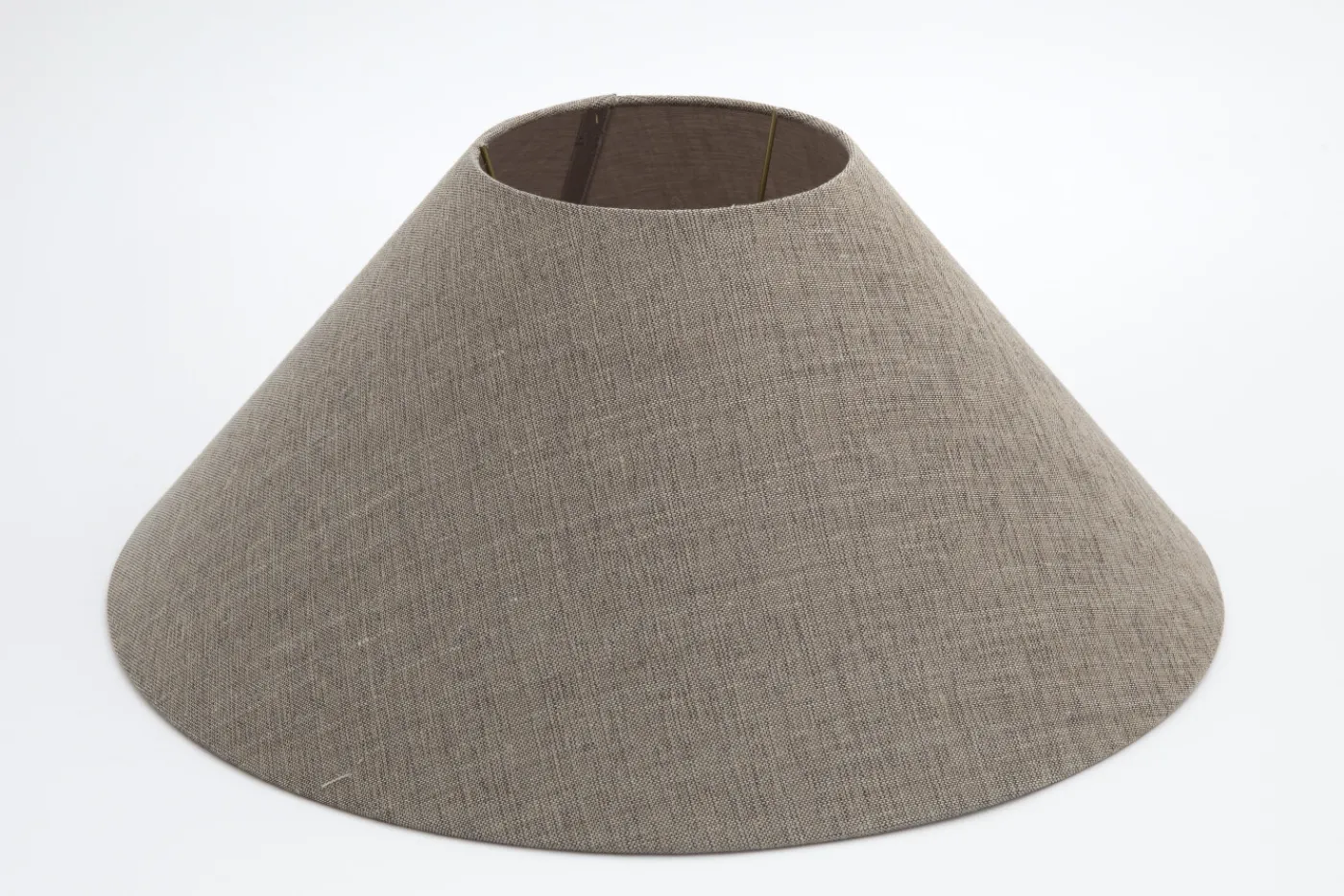 Abat-Jour|Luminaire<Flamant CIRCUM, abat-jour, naturel et gris, conique, 45 cm Blanccassé