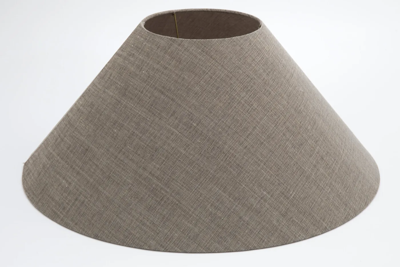 Abat-Jour|Luminaire<Flamant CIRCUM, abat-jour, naturel et gris, conique, 55 cm Blanccassé