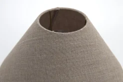 Abat-Jour|Luminaire<Flamant CIRCUM, abat-jour, naturel et gris, conique, 55 cm Blanccassé