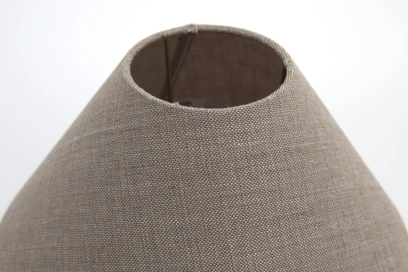 Abat-Jour|Luminaire<Flamant CIRCUM, abat-jour, naturel et gris, conique, 55 cm Blanccassé
