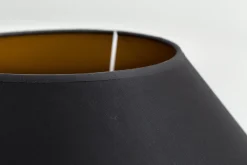 Abat-Jour|Luminaire<Flamant CIRCUM, abat-jour, et or, conique, 55 cm Noir