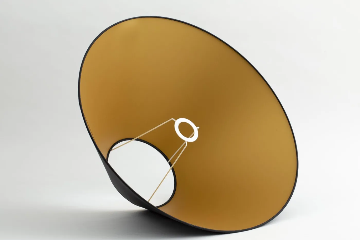 Abat-Jour|Luminaire<Flamant CIRCUM, abat-jour, et or, conique, 55 cm Noir