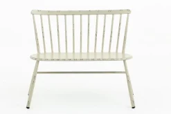 Banquettes|Fauteuils<Flamant CLAIRE, banc de jardin, rétro Blanc