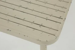 Tables|Tables<Flamant CLAIRE, table de jardin, 150x75, rétro Blanc