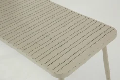 Tables|Tables<Flamant CLAIRE, table de jardin, 150x75, rétro Blanc