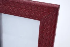 Cadres Photo|Cadres Photo<Flamant CLAYTON, cadre photo, cuir, 13x18 Rouge