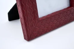 Cadres Photo|Cadres Photo<Flamant CLAYTON, cadre photo, cuir, 13x18 Rouge