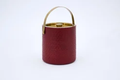 Ustensiles De Service Et De Cuisine|Accessoires<Flamant CLAYTON, seau à glace, cuir Rouge