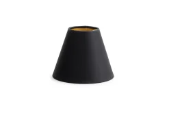 Abat-Jour|Luminaire<Flamant CLIPS, abat-jour, et or, conique, 14 cm Noir