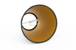 Abat-Jour|Luminaire<Flamant CLIPS, abat-jour, et or, conique, 14 cm Noir