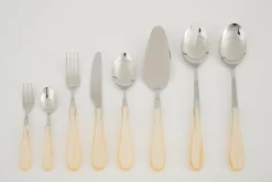 Couverts|Couverts<Flamant COLINE, cuillère à café Blanccassé
