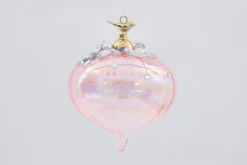 Boules De Noël|Boules De Noël<Flamant COLUMBA, pendentif Noël Rose