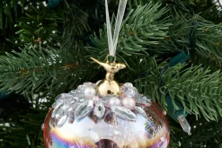 Boules De Noël|Boules De Noël<Flamant COLUMBA, pendentif Noël Rose