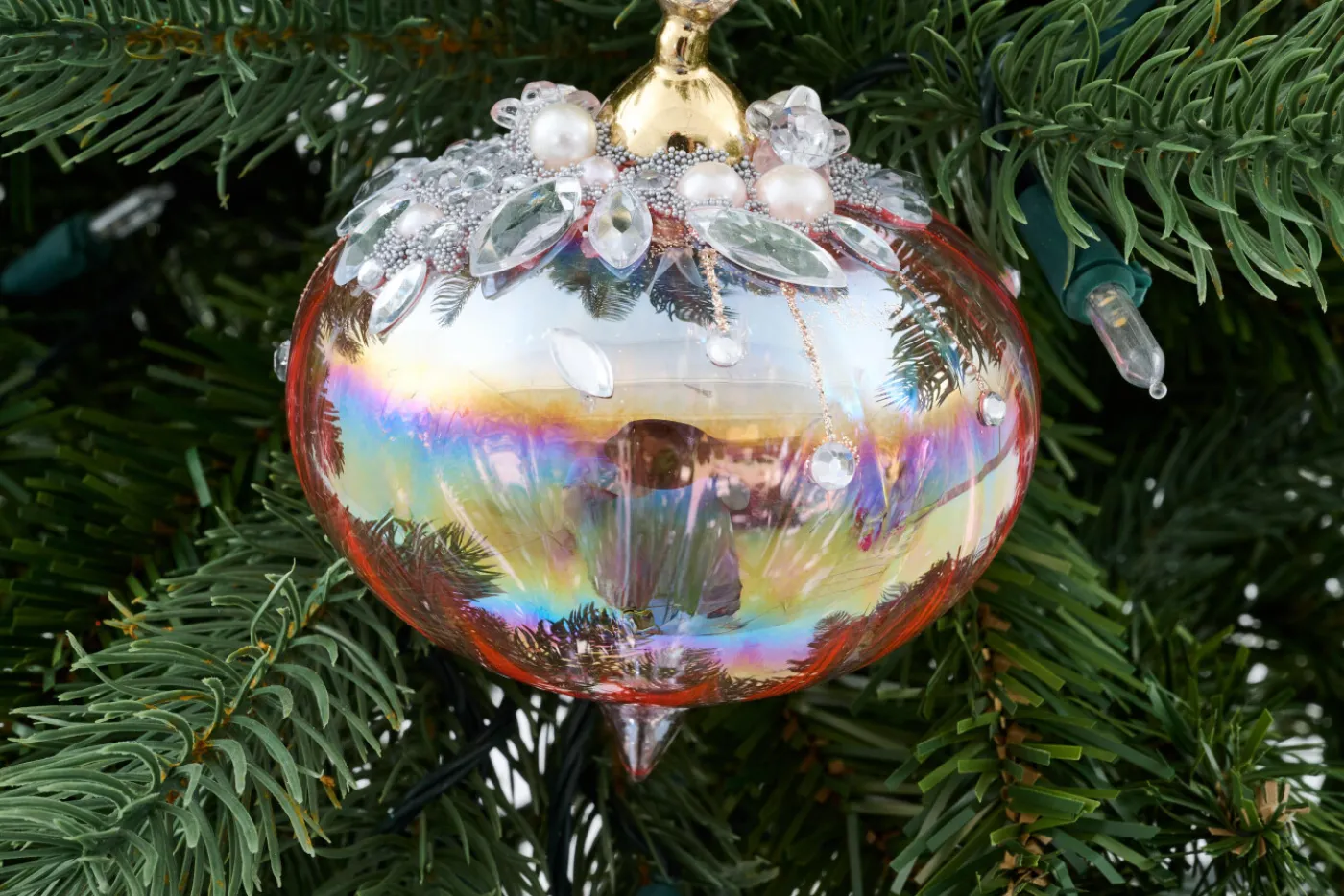 Boules De Noël|Boules De Noël<Flamant COLUMBA, pendentif Noël Rose