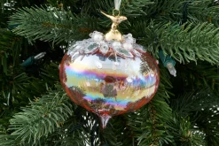 Boules De Noël|Boules De Noël<Flamant COLUMBA, pendentif Noël Rose