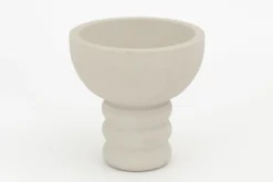 Plats|Plats<Flamant COSTANZA, coupe, grès Blanccassé