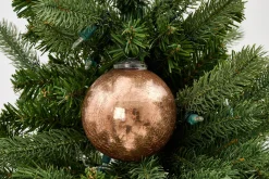 Boules De Noël|Boules De Noël<Flamant CRACKLE, boule de Noël, blush, L Rose