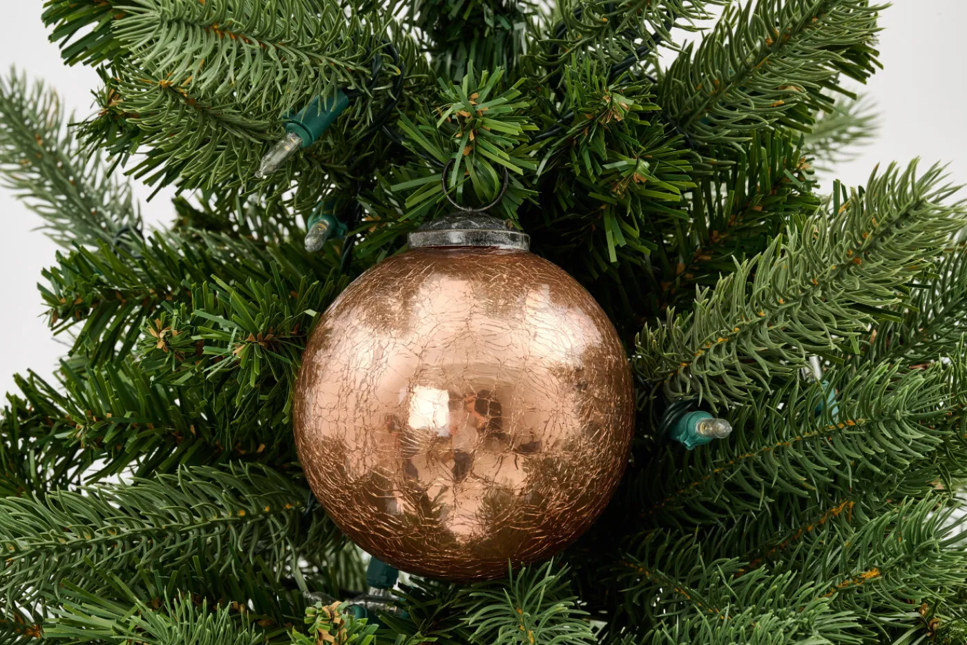 Boules De Noël|Boules De Noël<Flamant CRACKLE, boule de Noël, blush, L Rose