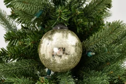 Boules De Noël|Boules De Noël<Flamant CRACKLE, boule de Noël, light gold, L Or
