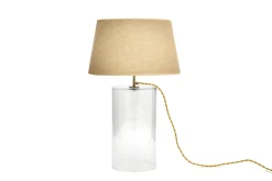 Lampes|Lampes De Table Et De Bureau<Flamant CYPRI, lampe de table, verre, L Or