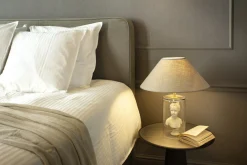 Lampes|Lampes De Table Et De Bureau<Flamant CYPRI, lampe de table, verre, S Or
